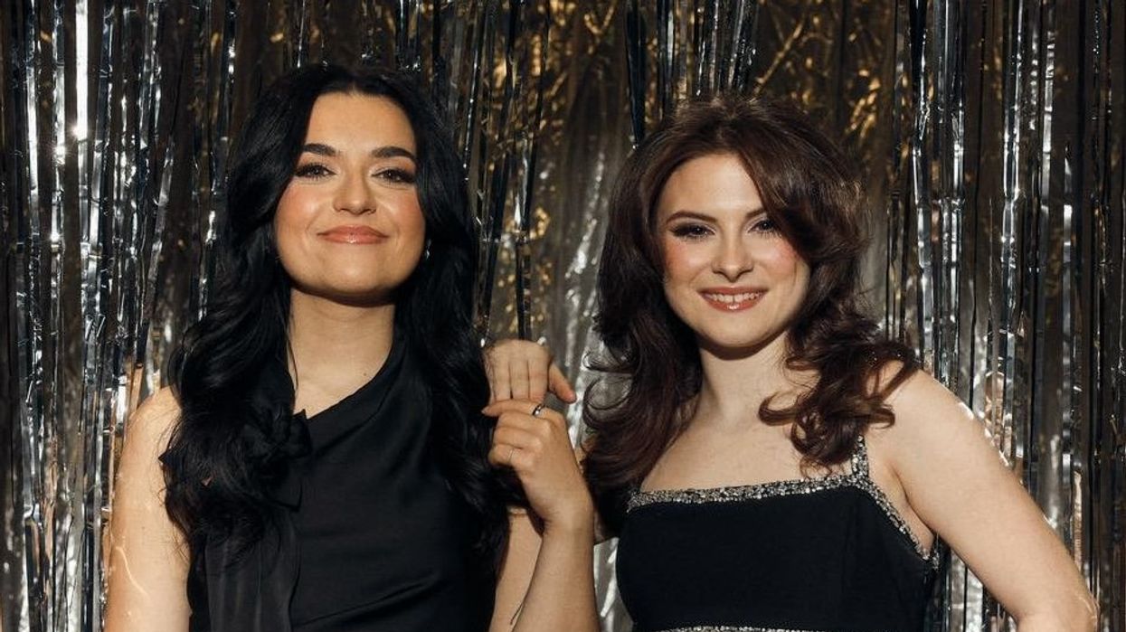 Mia et Katrine le soir de l'annonce de la gagnante de Star Académie 2025.