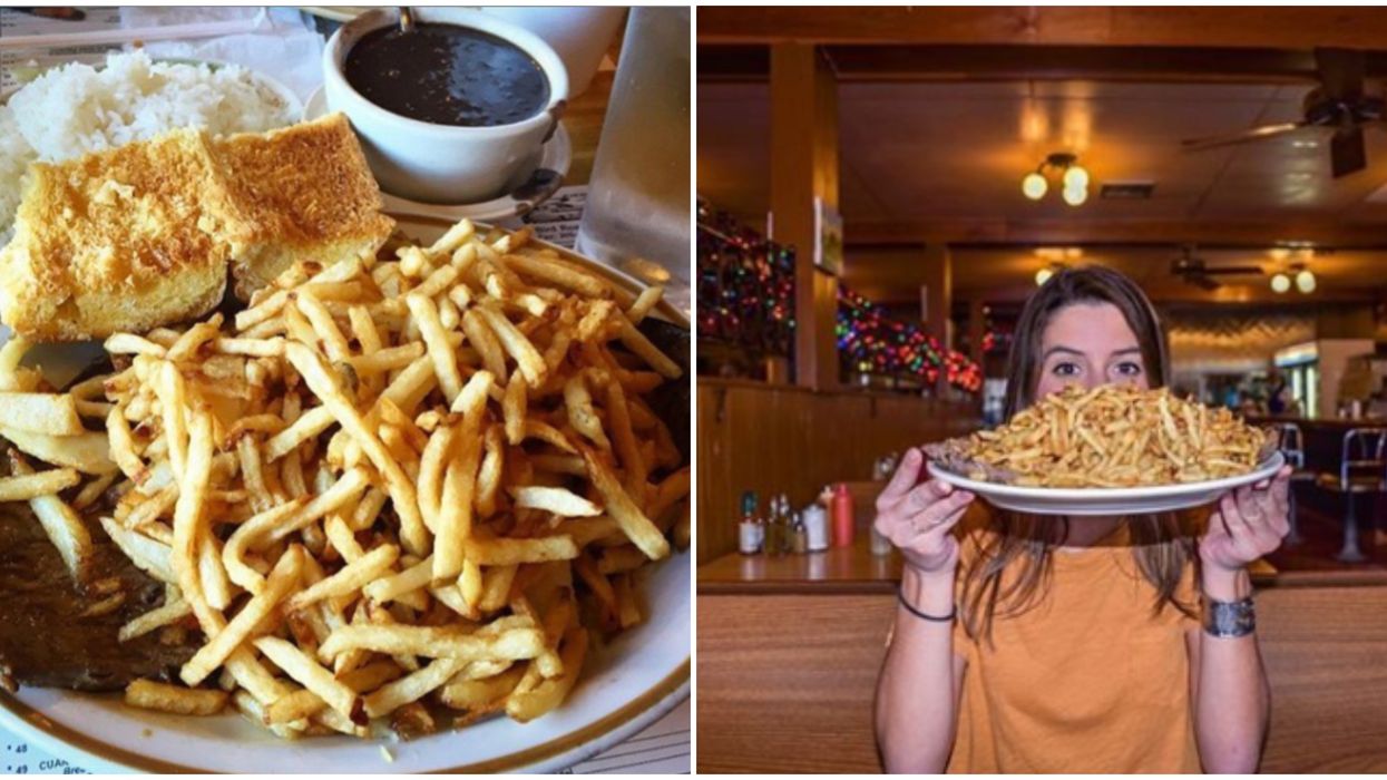 Miami Restaurant Rio Cristal Serves A Mountain Of Fries And Delicious Cuban Food