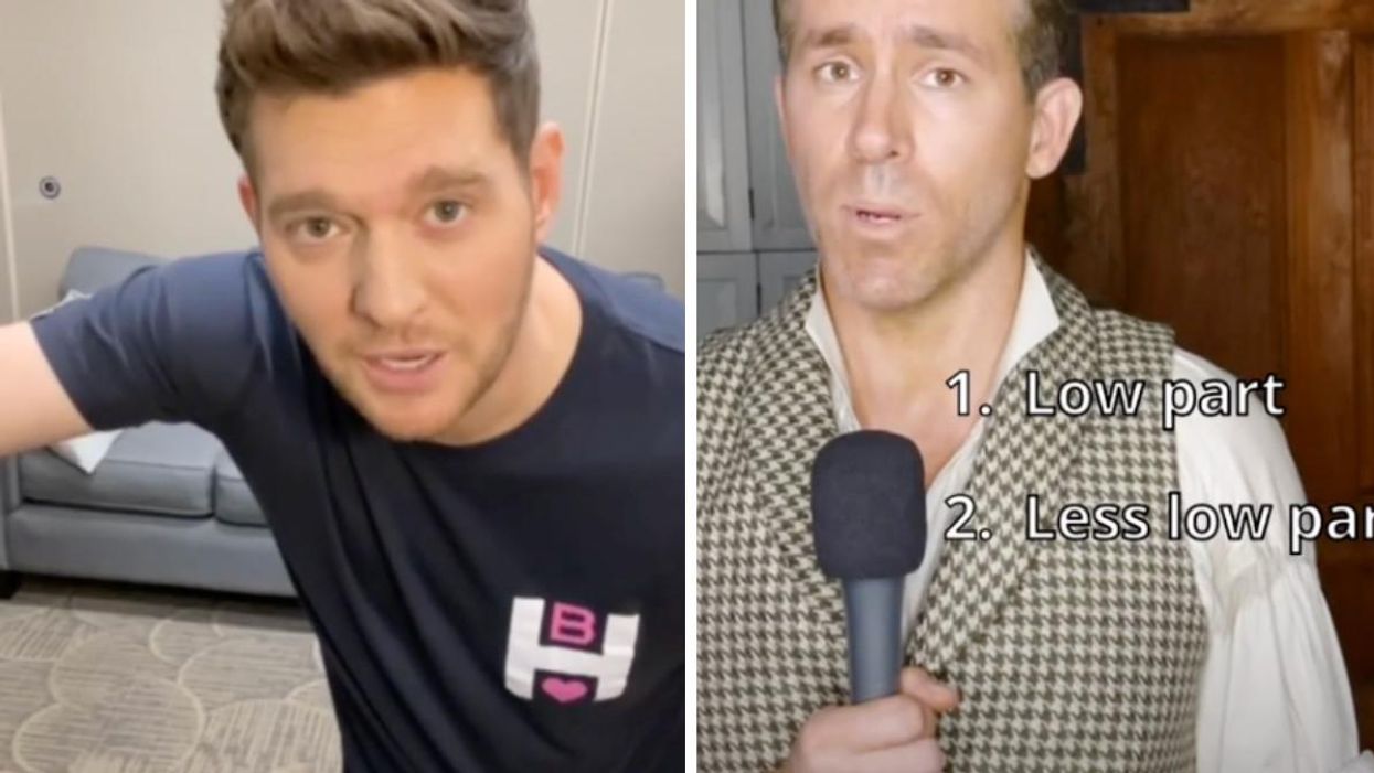 Michael Bublé Heard Ryan Reynolds Sing & It Took Him A 'Solid Week' To Get Over It (VIDEO)
