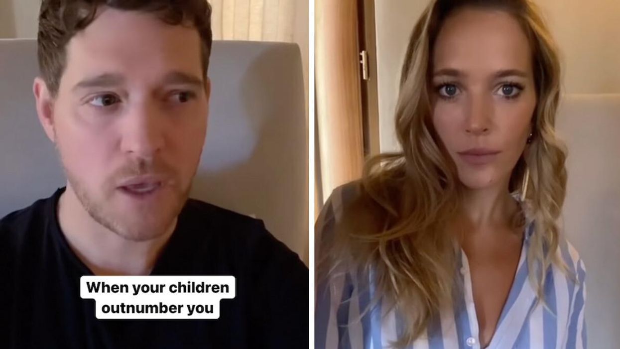 Michael Bublé Just Referenced 'The Office' In A TikTok About Parenting & It's Spot On