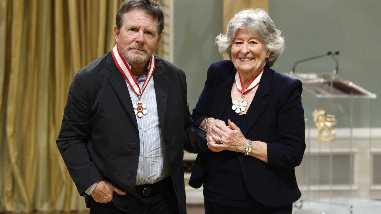 Michael J. Fox honoured at Rideau Hall