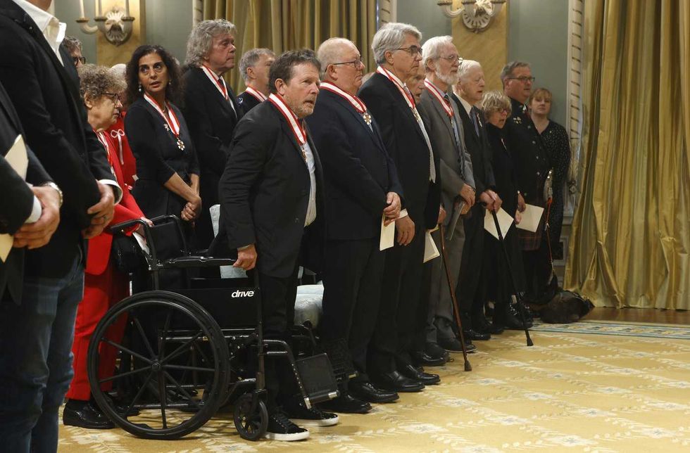 Michael J. Fox honoured at Rideau Hall