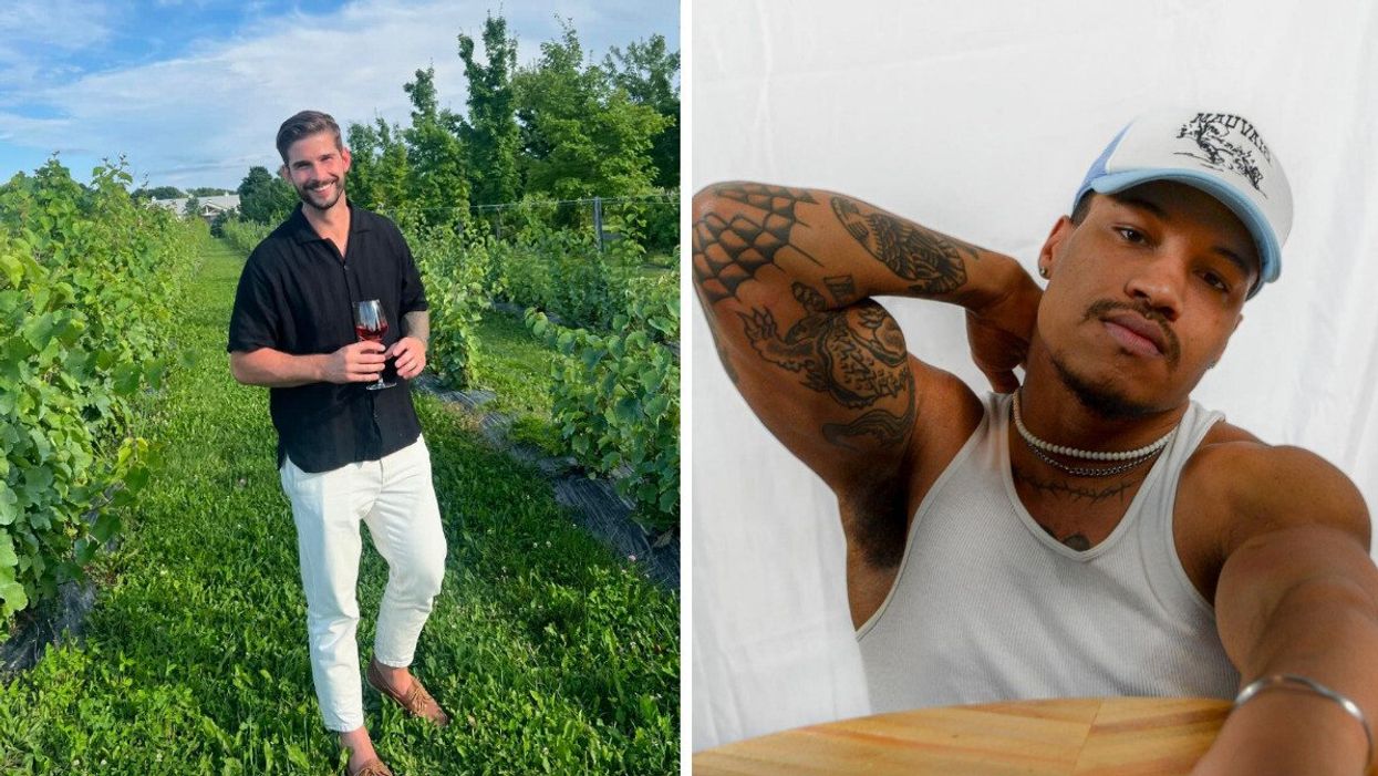 Michaël Morin, candidat à OD Mexique. Droite : Mamadou Forand-Keita, candidat à OD Mexique.