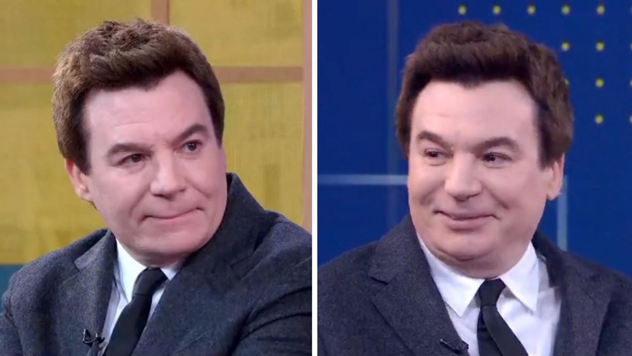 Mike Myers on Good Morning America.