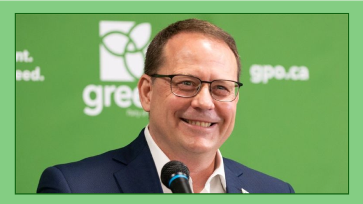 Mike Schreiner of the Green Party.