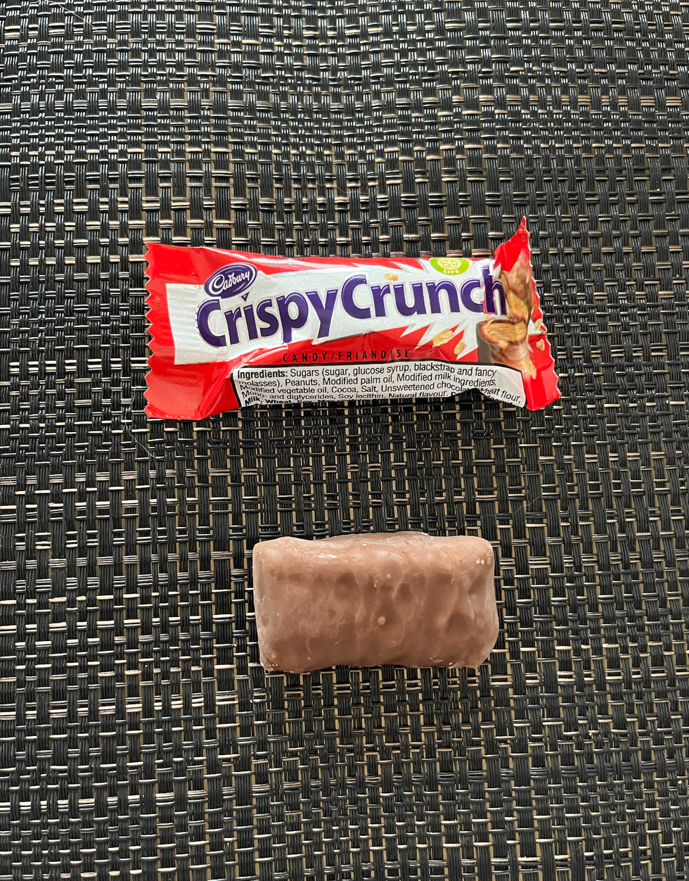 Mini barre de chocolat Crispy Crunch.