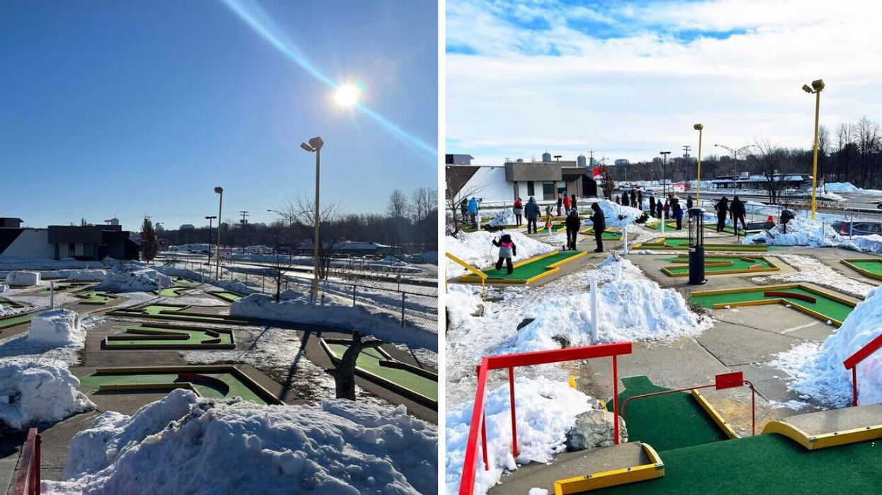 Mini-Putt Vanier, mars 2022.