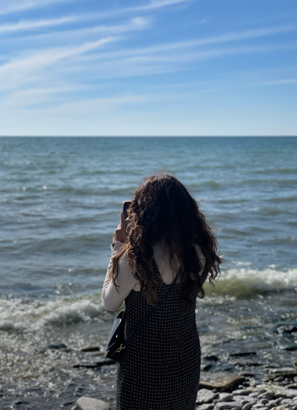 Mira at the waterfront in Prince Edward County.