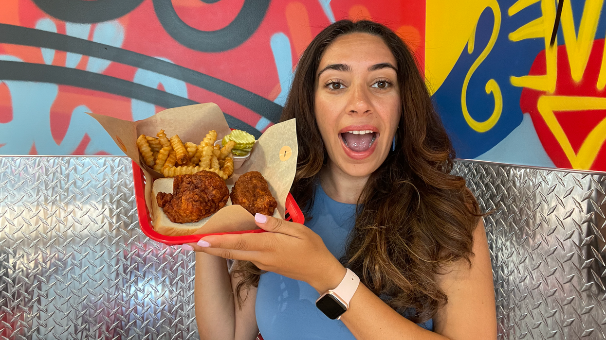 Mira Nabulsi at Dave's Hot Chicken in Toronto.
