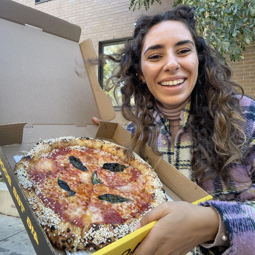 Mira Nabulsi at Maker Pizza in Toronto.