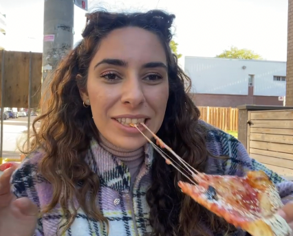 Mira Nabulsi at Maker Pizza in Toronto.