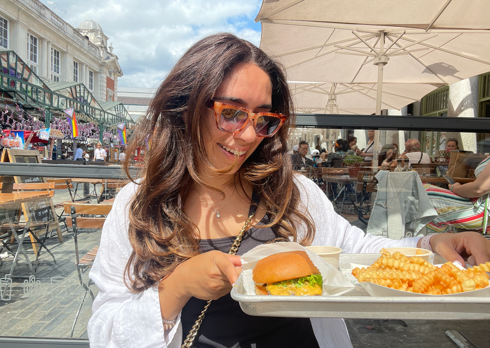 Mira Nabulsi at Shake Shack.