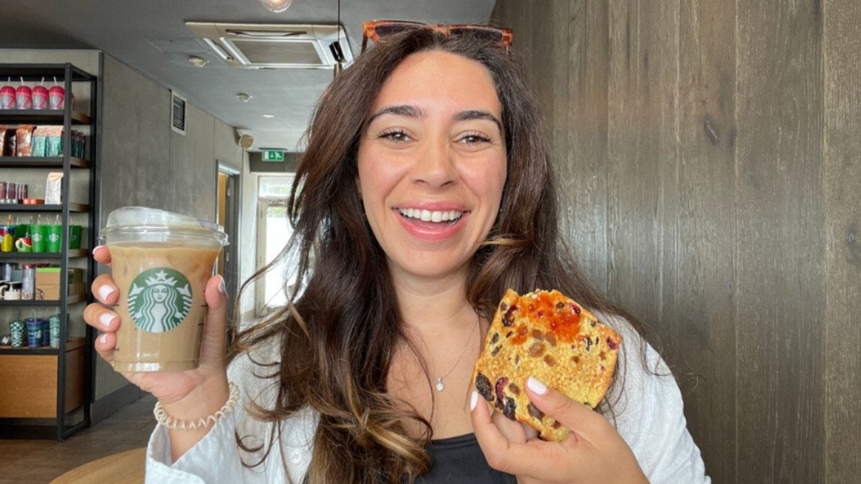Mira Nabulsi at Starbucks in London, U.K.