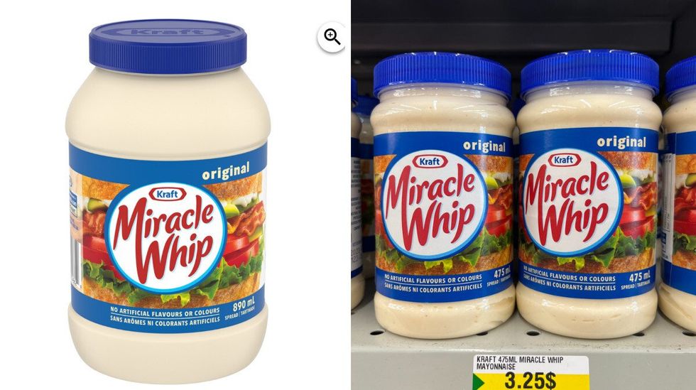 Miracle Whip de Kraft.