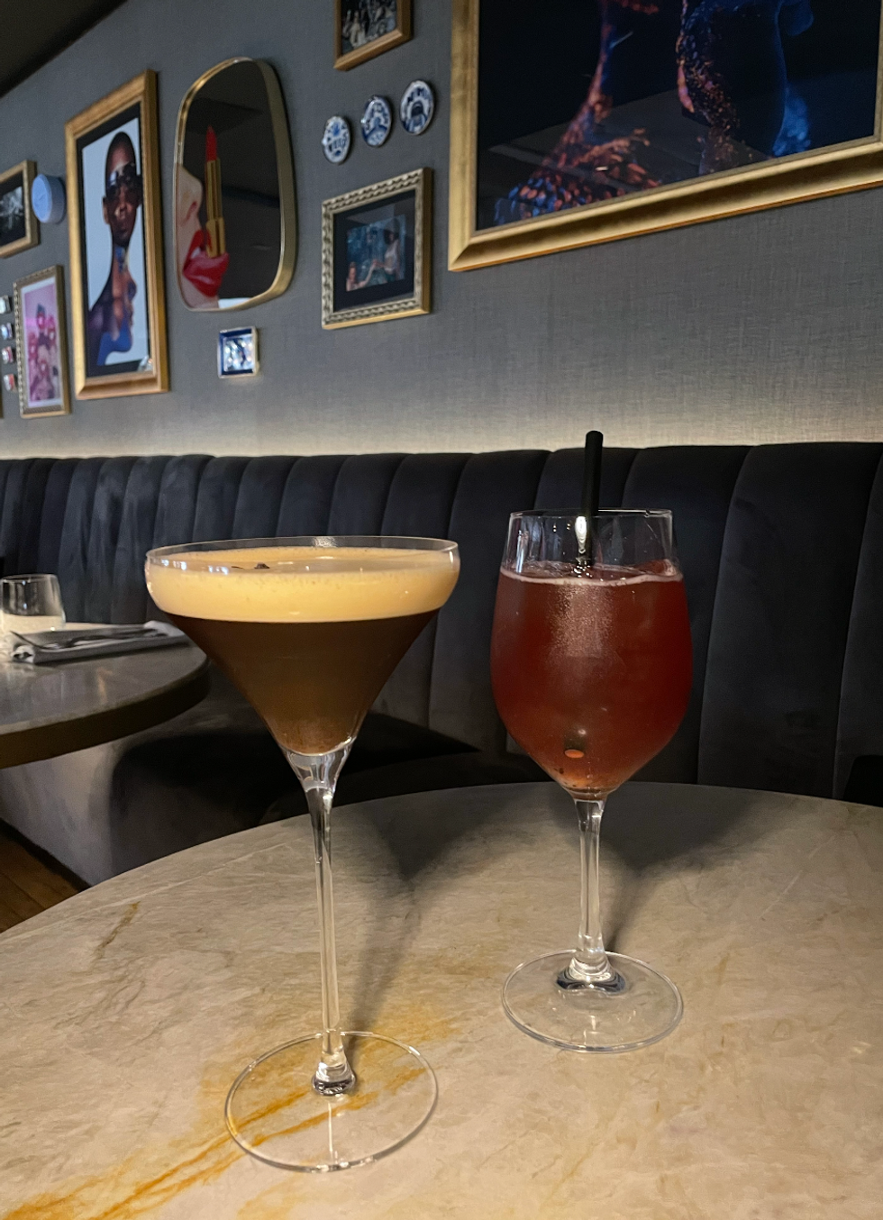 Mischievous Night and Dragonfruit Sangria at Margo.