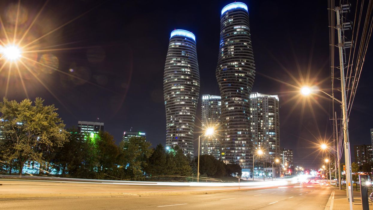 Mississauga at night.