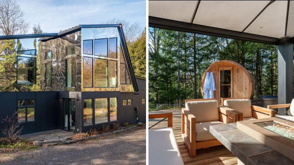 This New Ontario Airbnb Is Situated Between 2 Waterfalls & Has Steps