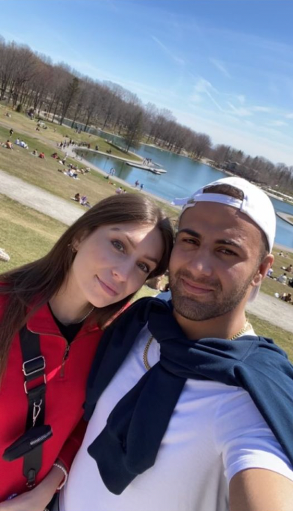 Mohab et sa copine Roxanne.