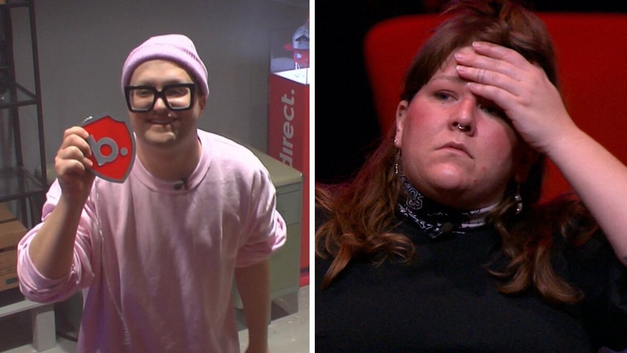 Mona de Grenoble. Droite : Coco Belliveau à Big Brother Célébrités.