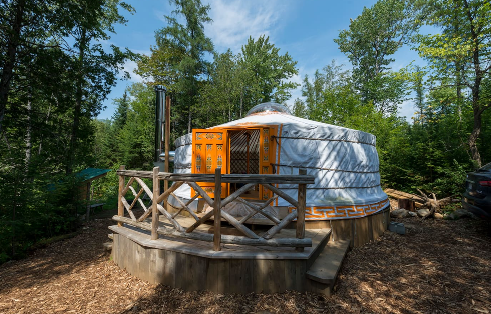Mongolian Yurt at Terra Perma.