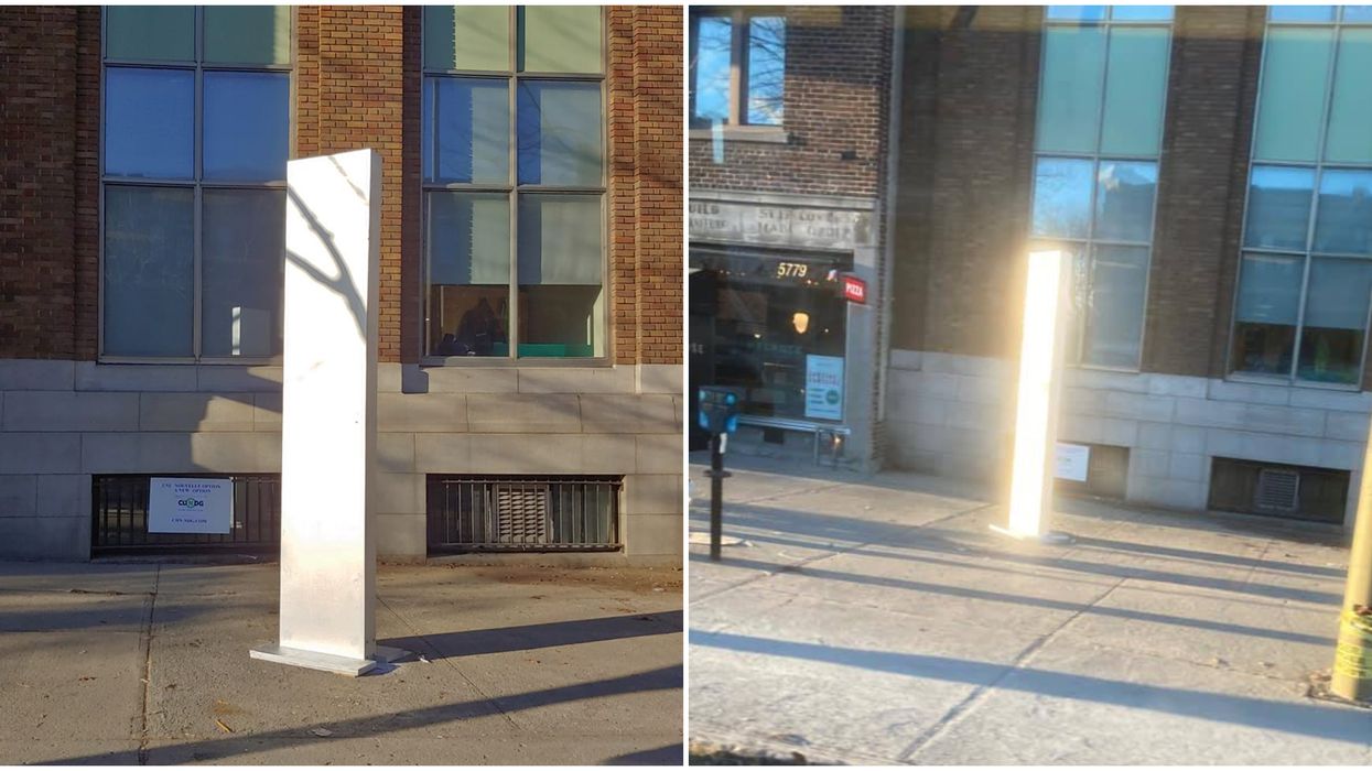 Monolithe Montréal : Une structure apparaît sur la rue Sherbrooke Ouest