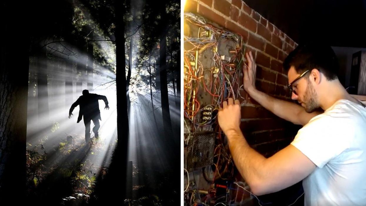 Monstre Frankenstein. Droite : A/Maze: Montreal Escape.