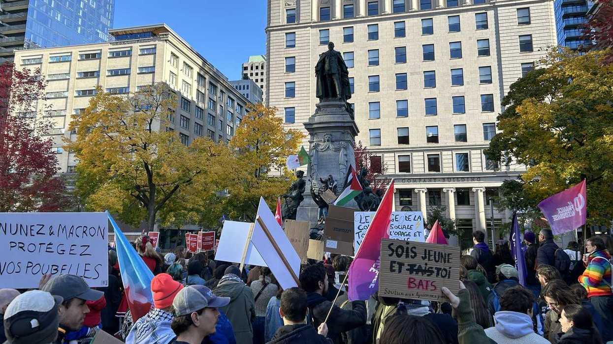 Montreal demonstrators denounce police violence