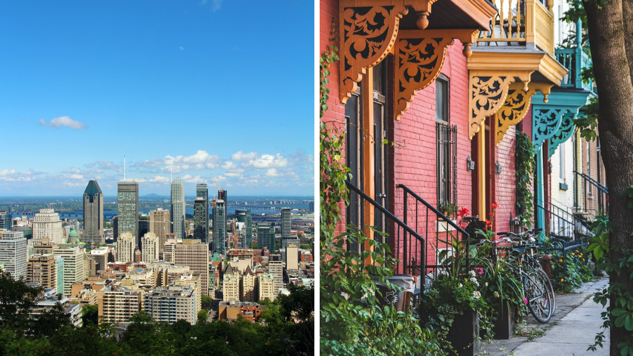 Montréal. Droite : Appartements à Montréal.