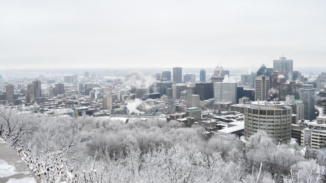Montréal en hiver.