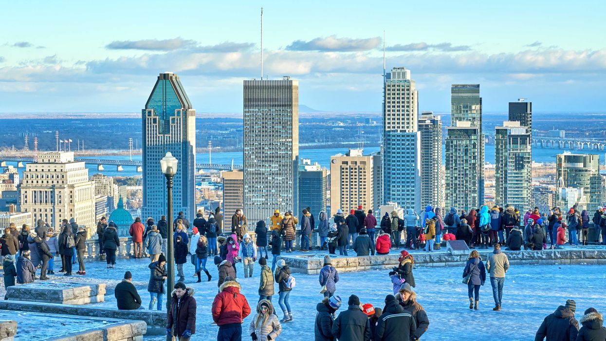 Montréal en hiver.