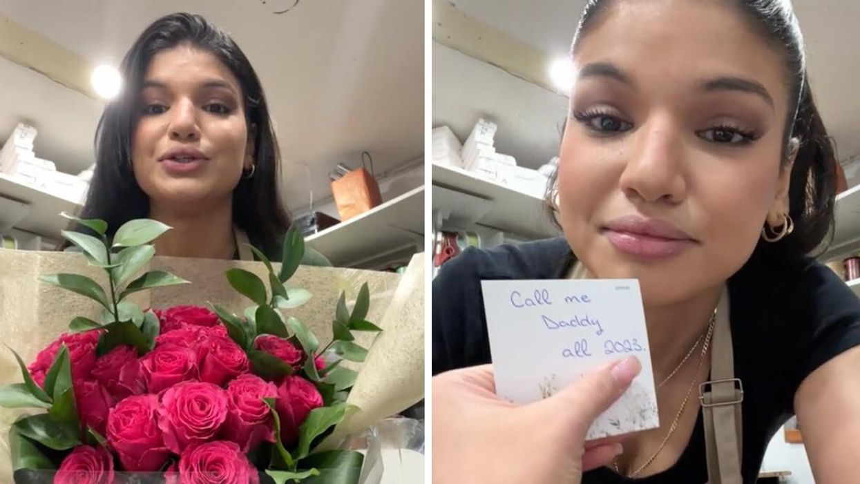 Montreal florist Dounia Faydi.