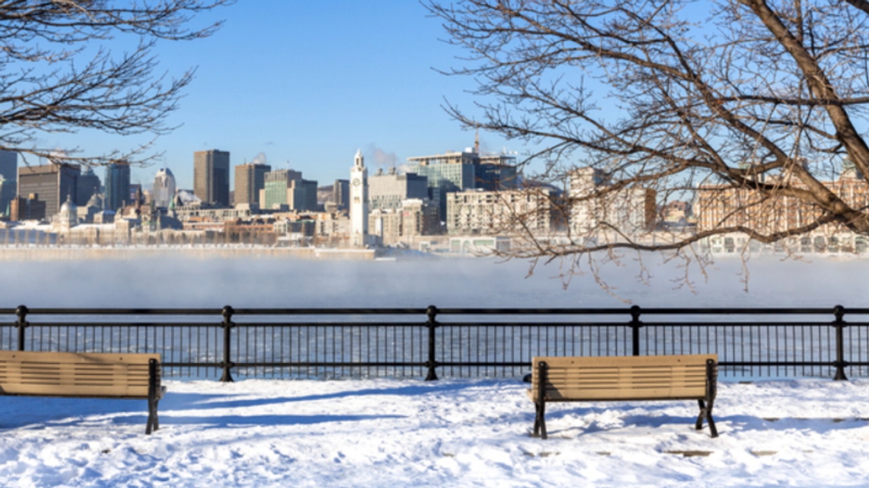 Montréal l'hiver.