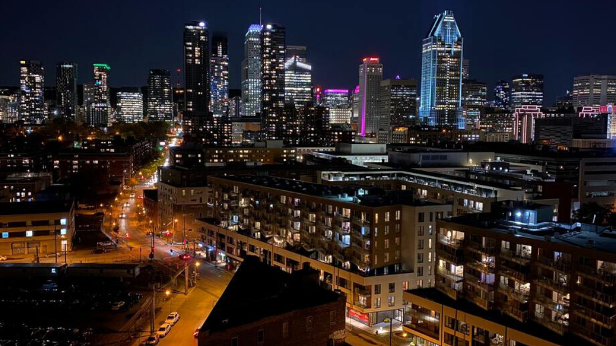 Montréal la nuit.