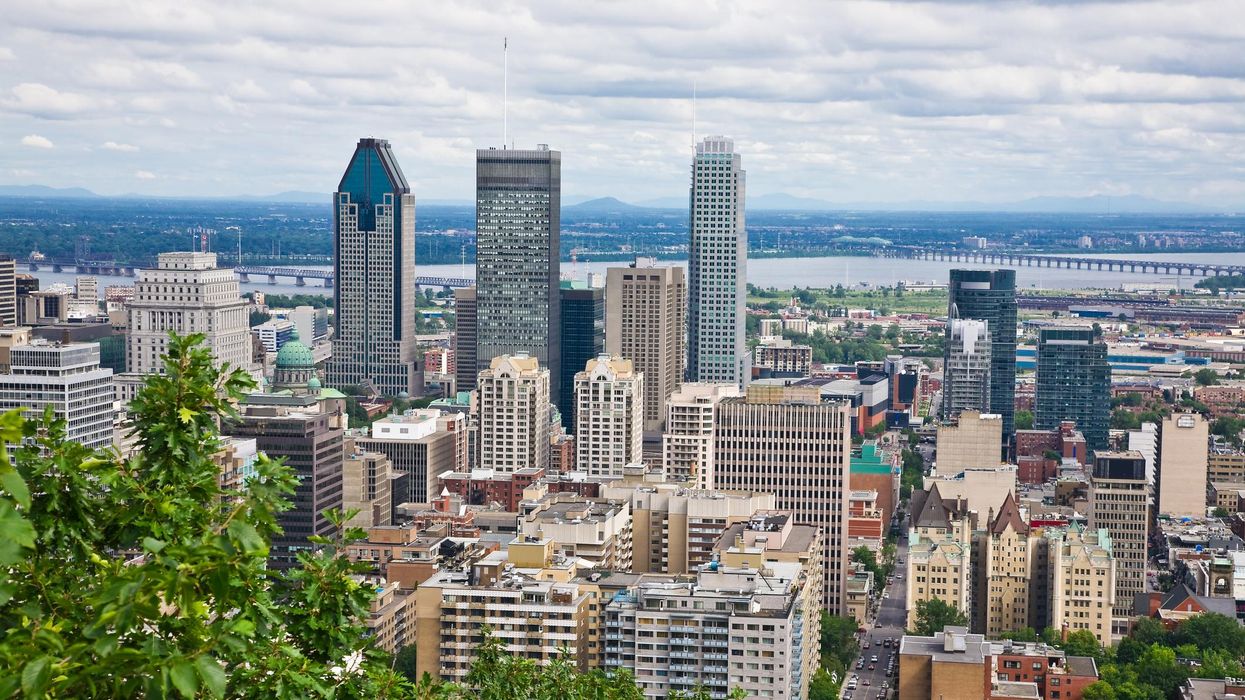 Montreal skyline.