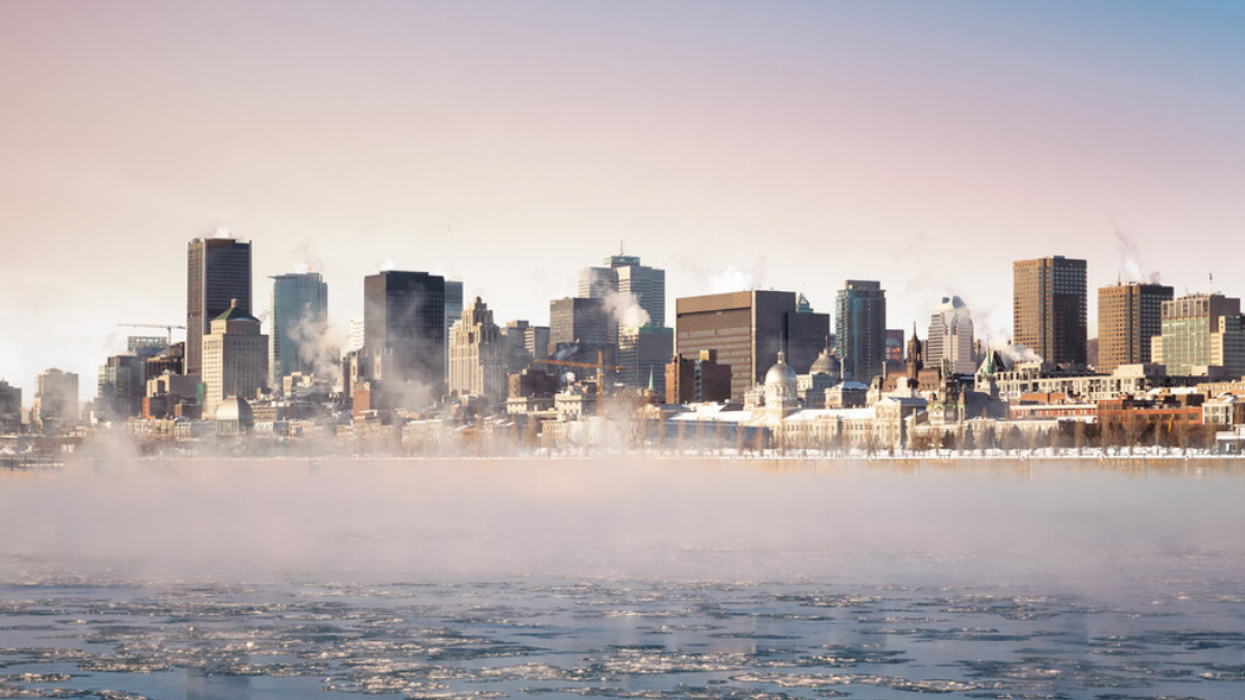 Montréal sous le froid.