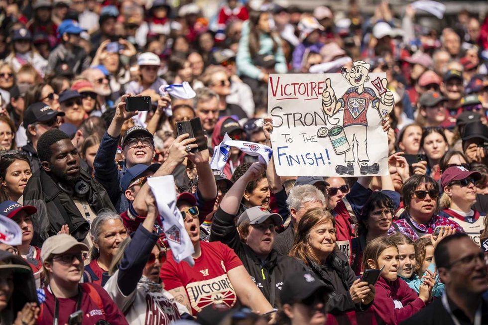 Montreal Victoire celebrate cup win with parade