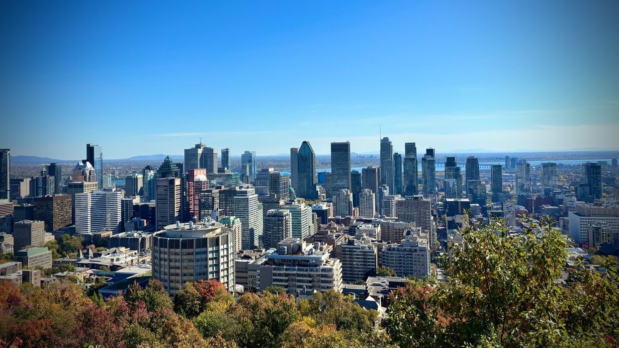 Montréal vue du mont Royal.