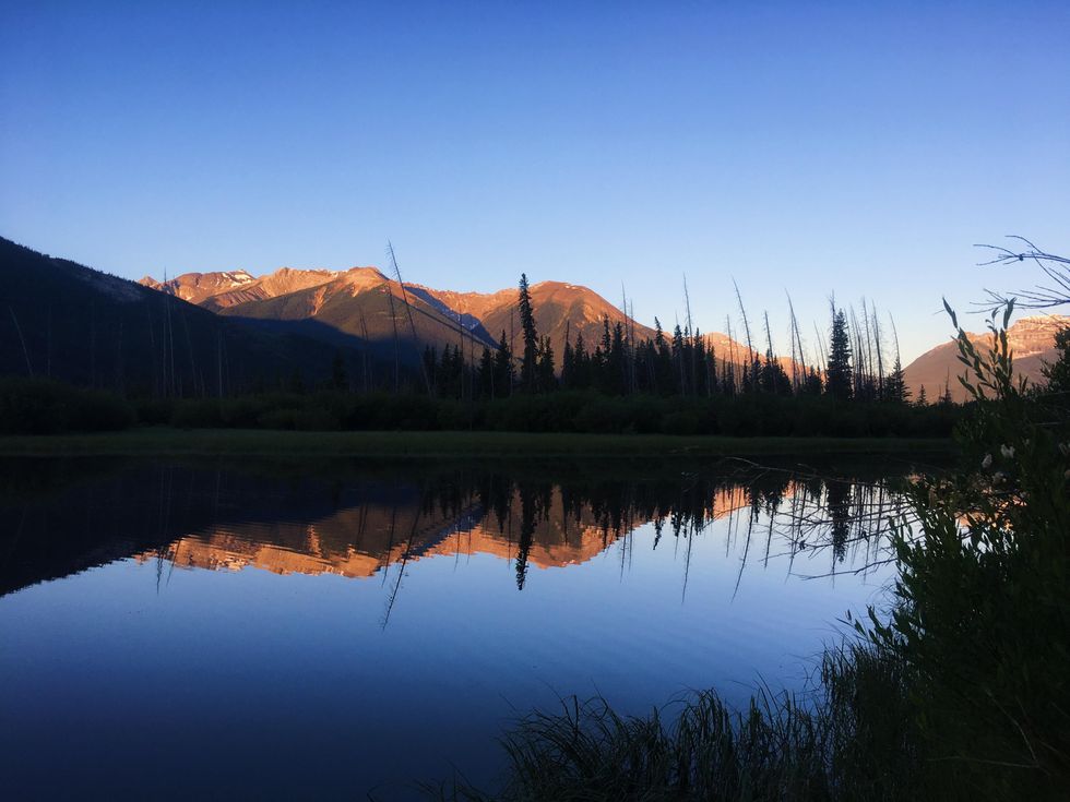 Moraine Lake in Alberta.