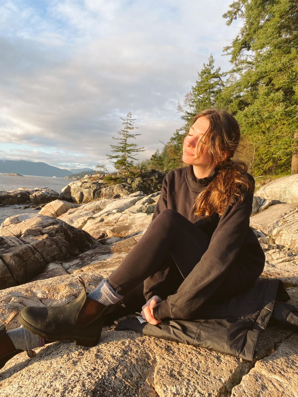 Morgan leet at Lighthouse Park in West Vancouver.