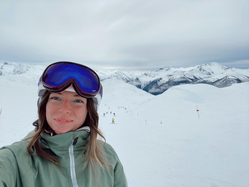 Morgan Leet in Whistler, B.C.