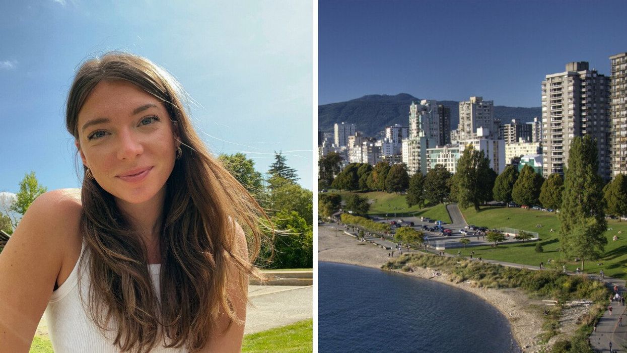 Morgan Leet. Right: Vancouver, B.C.