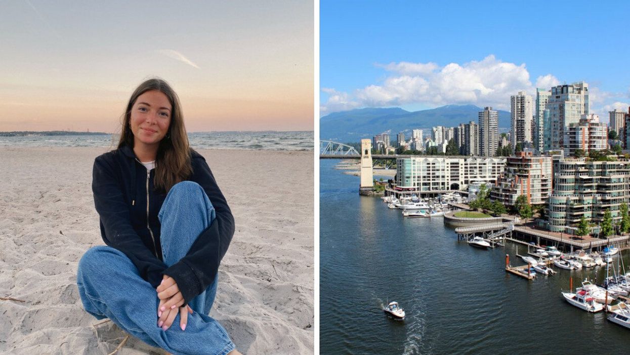 Morgan Leet. Right: Vancouver, B.C.