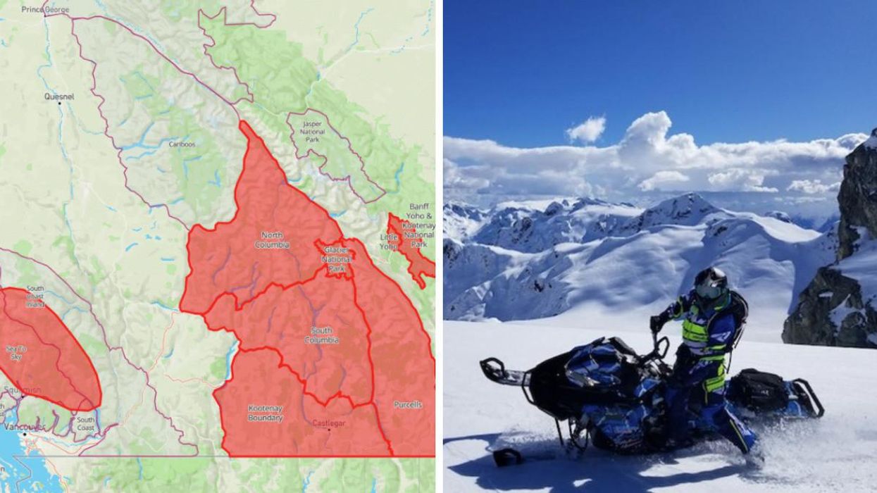 Most Of BC & Alberta Is Under Multiple Avalanche Warnings Due To A 'Problematic' Snowpack