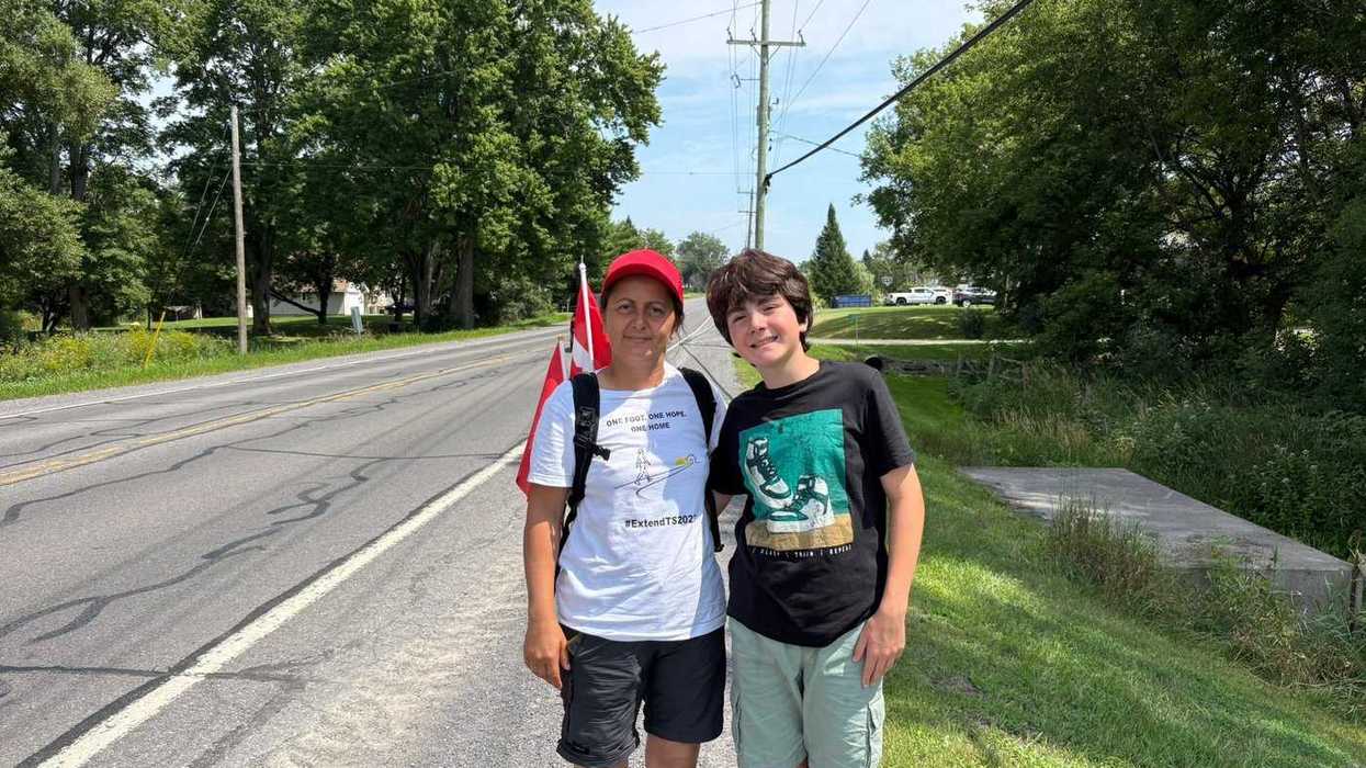Mother marches to protest immigration uncertainty