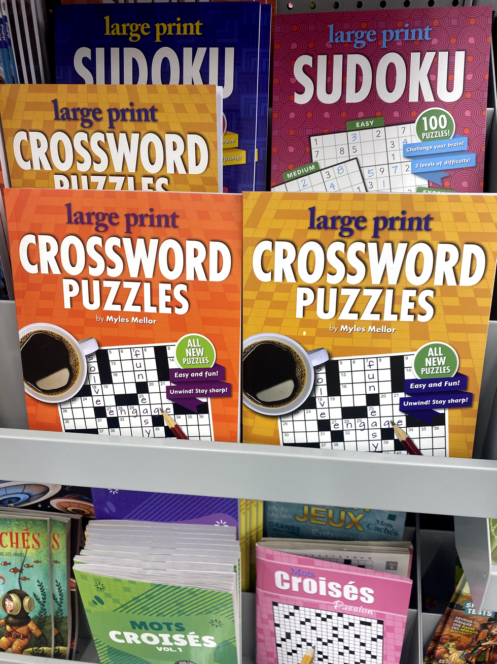 Mots crois\u00e9s et Sudoku.