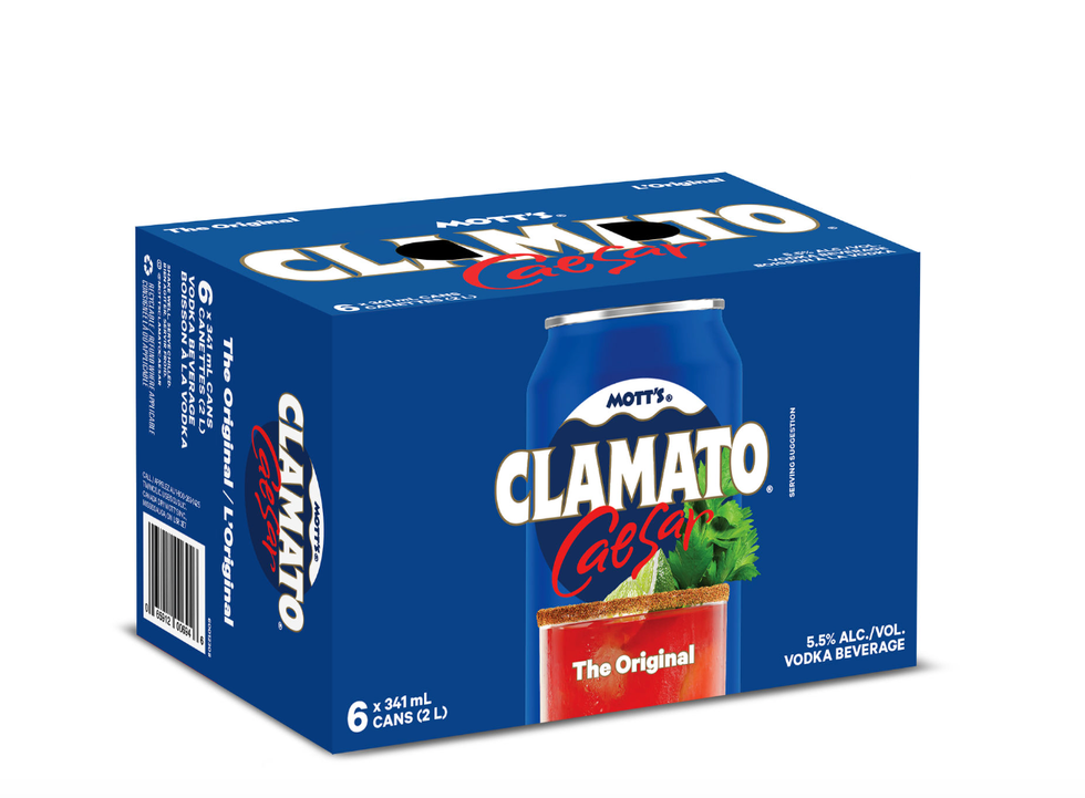 Mott's Clamato C\u00e9sar Original.