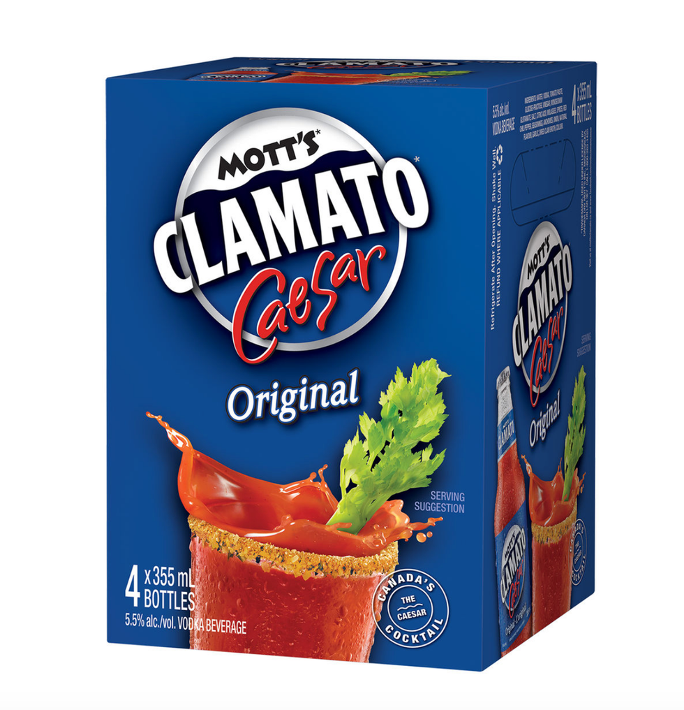 Mott's Clamato Caesar Original.