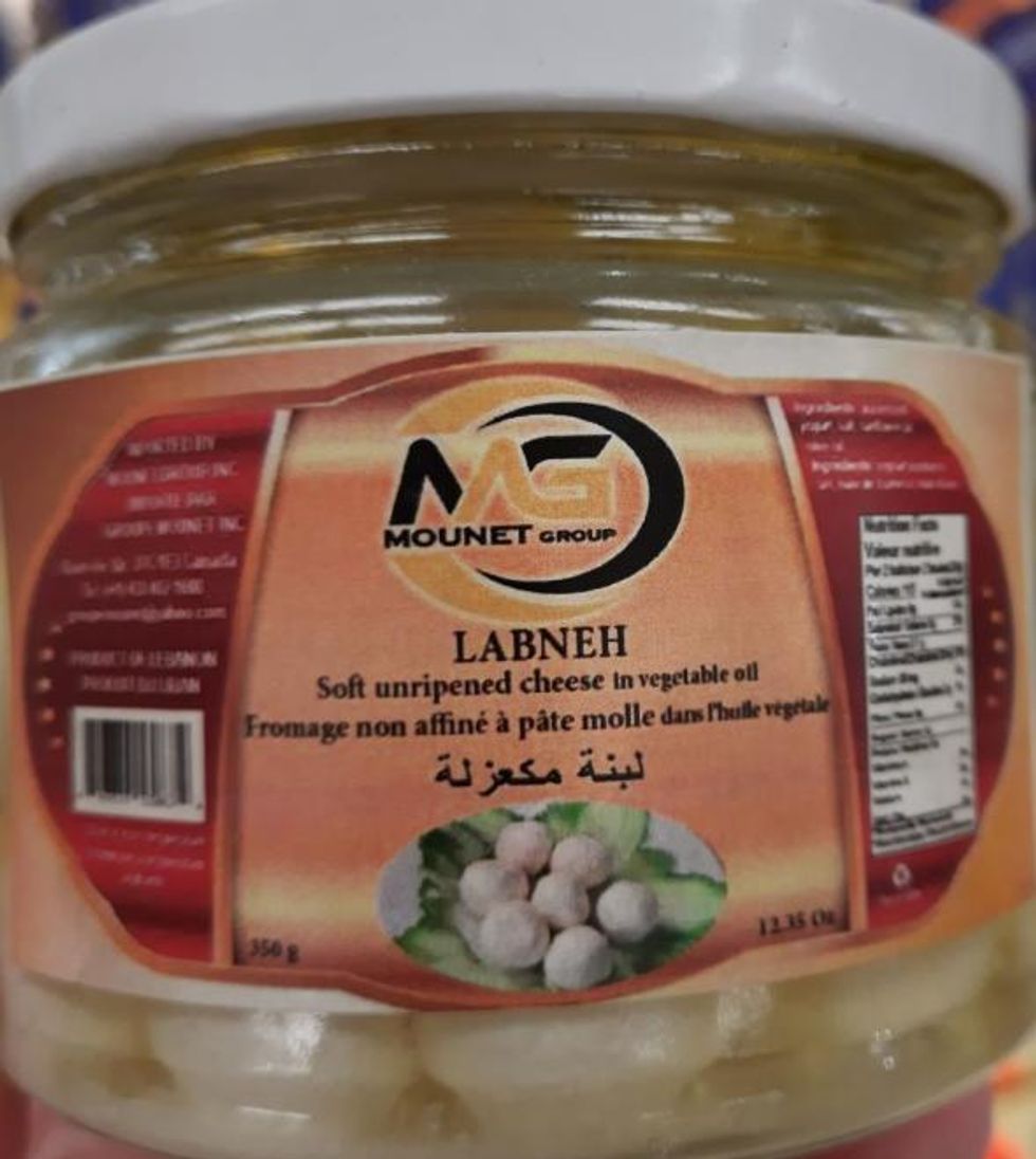 Mounet Group brand Labneh.