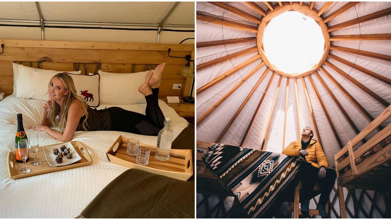 Mount Engadine Lodge Has Yurts For The Perfect Glamping Getaway