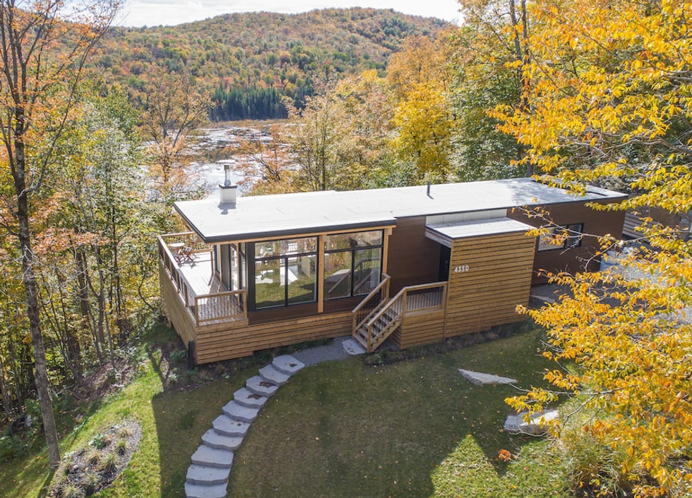 Mountainside chalet.